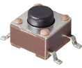 Kurzhubtaster 50 mA 24 VDC Tastend 1 Schliesser 1.57N SMT FSM